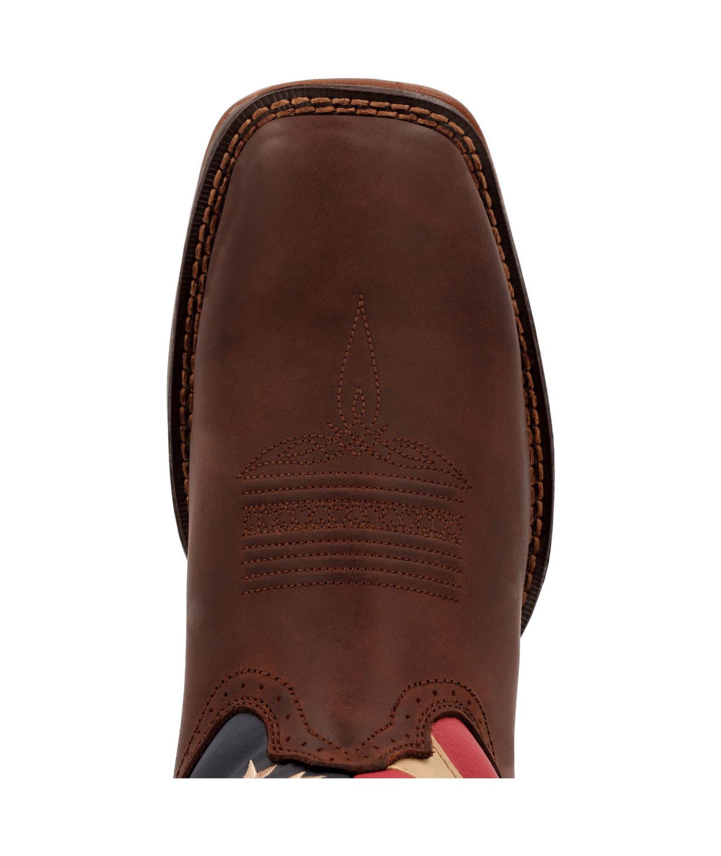 Мужские ботинки Durango Rebel by Patriotic Pull-On Western Flag Boot, цвет: Коричневый — фото 6