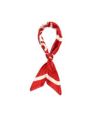 Women's Valentine's Day Pegasus Print Silk Square Scarf