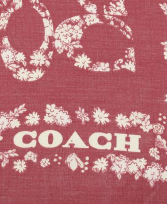 Women's Signature Rose Meadow Print Oversized Square Scarf