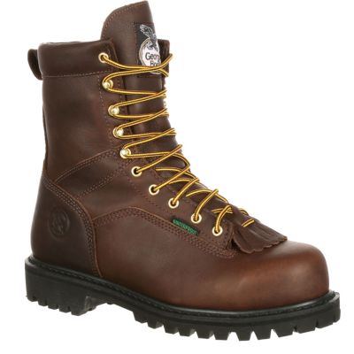 Men's Lace-to-Toe Steel Toe Waterproof Work Boot