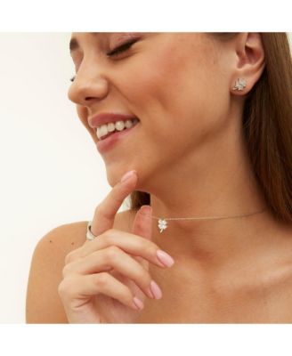 Four Leaf Clover Sterling Necklace -