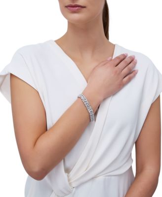 Cubic Zirconia Bangle (40-1/4 ct. t.w.) in Sterling Silver