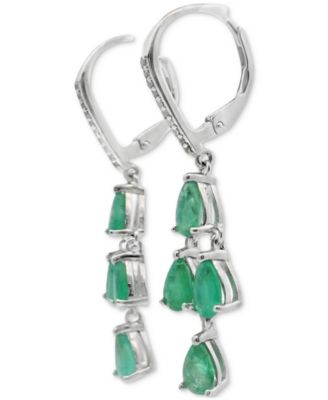 Tanzanite (3 ct. t.w.) & White Sapphire (1/10 ct. t.w.) in Sterling Silver, Also in Emerald, Ruby or Sapphire