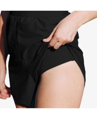 Women's Ivy Short Swim Romper With Built-In Bra and Hidden Shorts