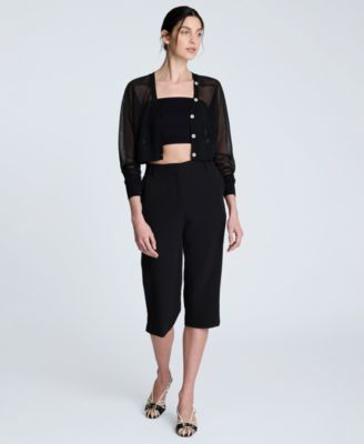 Women's Mid-Rise Pedal Pusher Pants