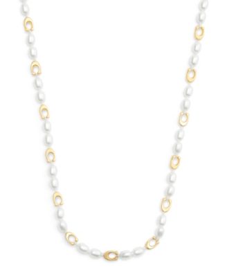 Faux Cultivated Pearl Signature Heritage Collar Necklace
