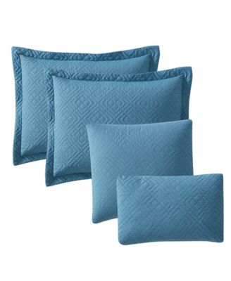 Diamond Embossed 5-Pc. Quilt Set, Full/Queen