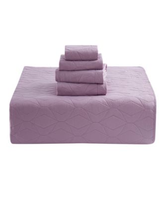 Ellipse Embossed 5-Pc. Quilt Set, King/California King