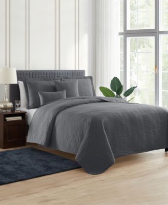 Ellipse Embossed 5-Pc. Quilt Set, Full/Queen