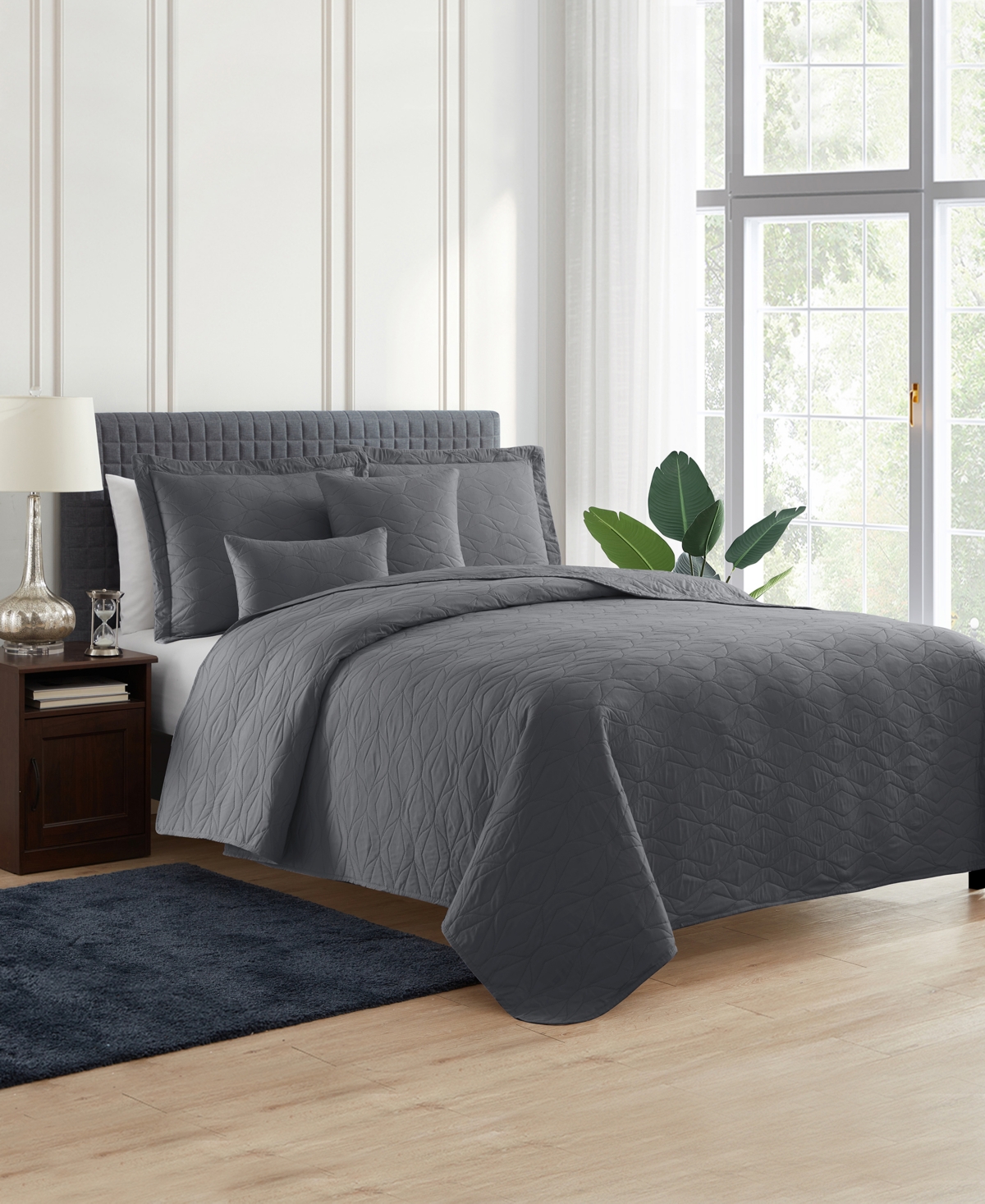Nestl Ellipse Embossed 4-pc. Quilt Set, Twin/twin Xl