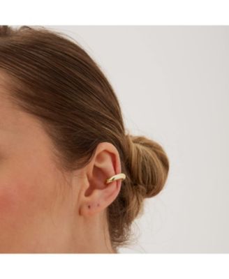 Chunky Sterling Silver Ear Cuff No Piercing 1 Piece