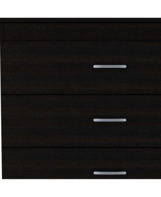 Wooden Three Drawer Dresser for Bedroom and Closet Storage
