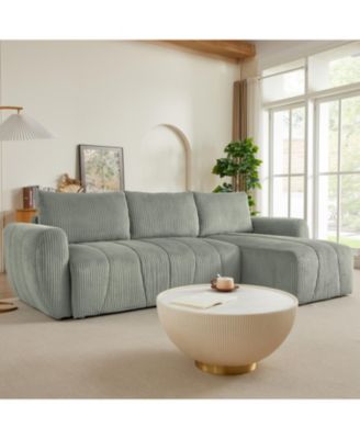 Streamdale Convertible 3-Seat L-Shaped Fabric Couch