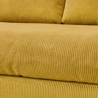 Convertible Sleeper Sofa Bed 90" L-Shaped Sectional with Pull-Out Bed