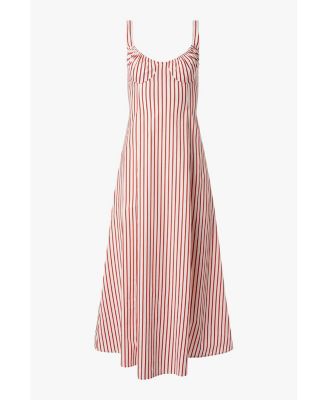 Women's Ruched Cup Midi Dress