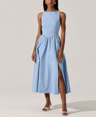 Women's Bow-Back Apron Dress