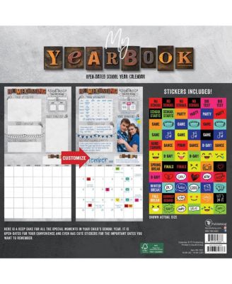 My Year Book Undated Memory 12"x12" Wall Calendar