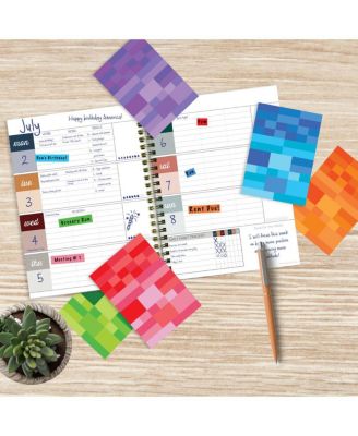 Rainbow Write-on Planner Color Coded Stickers