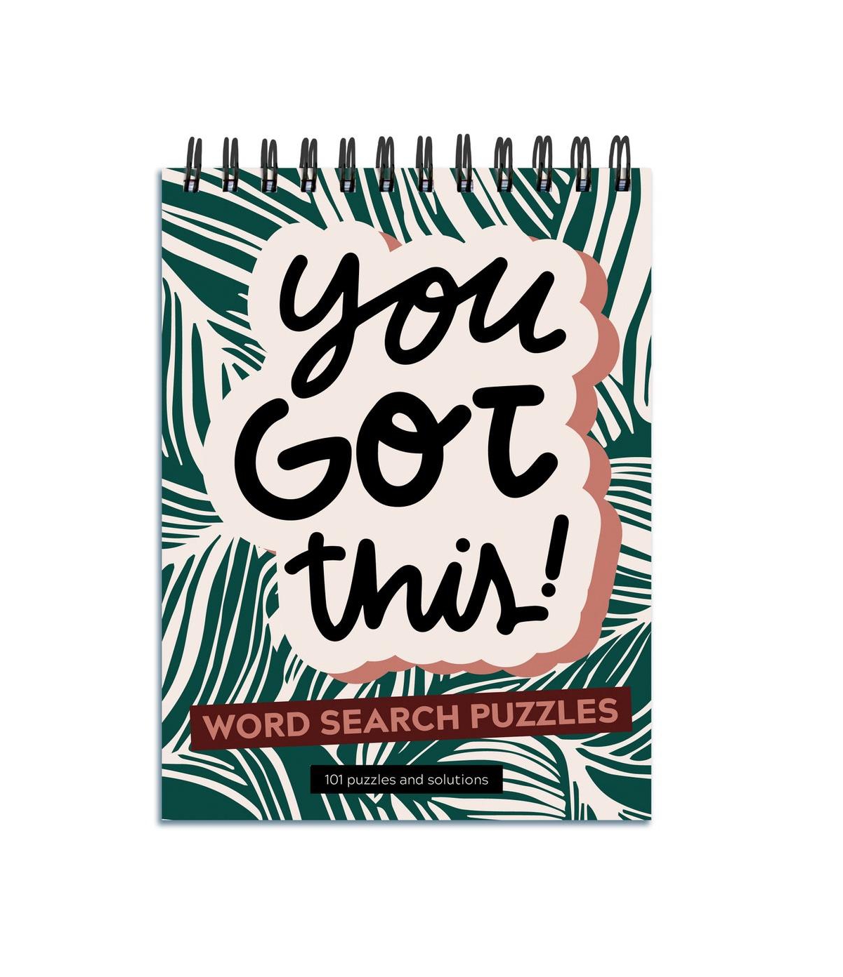 You Got This Word Search Book Spiral Puzzle Pad - Multicolor