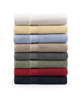 Modern American Solid Cotton Washcloth, 13" x 13"