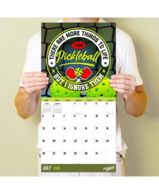2026 Pickleball is Life Wall Calendar
