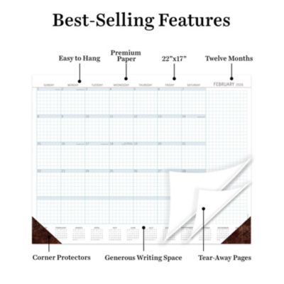 2026 Professional Large Desk Pad Monthly Blotter Calendar