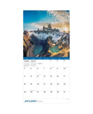 2026 Mountains Wall Calendar