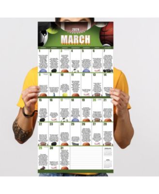 2026 Sports Facts & Trivia Wall Calendar