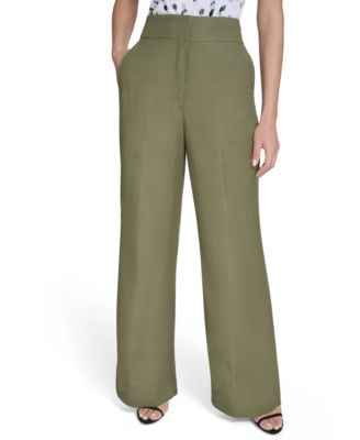 Calvin Klein - Women's High-Rise Wide-Leg Pants