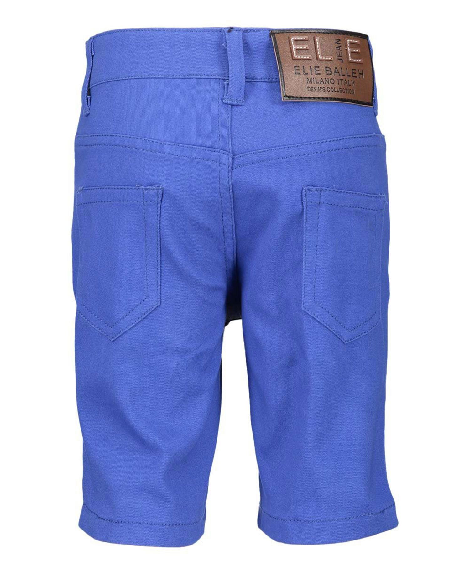 Big Boys Royal Blue Cotton Twill Short
