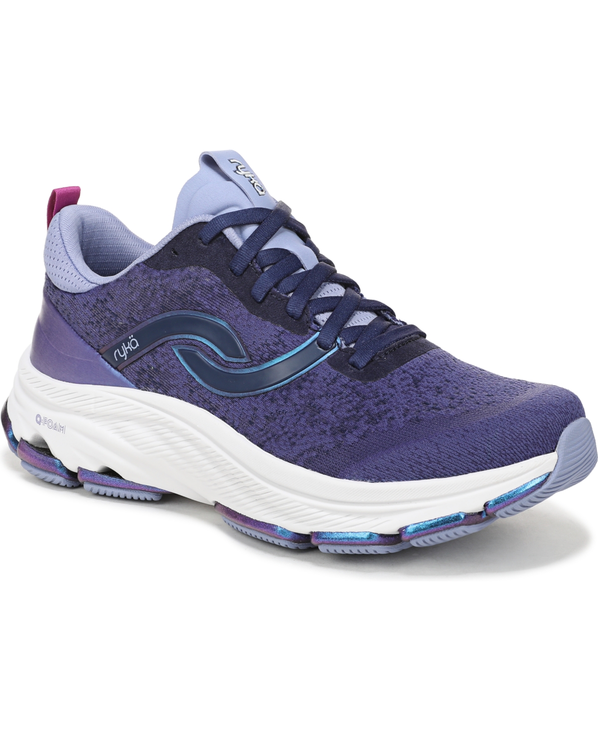 Women's Dedicate Lx Lace Up Walking Sneakers - Oyster Grey Mesh Fabric