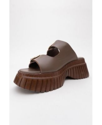 Joanes Leather Two-Strap Platform Sandal (Women)