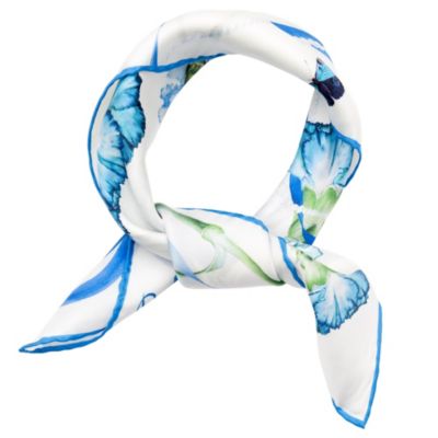 Dianthus - Silk Bandana for Women
