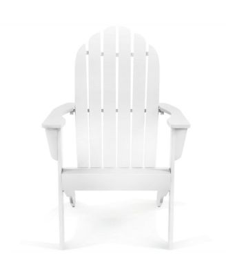 2PCS Wooden Classic Adirondack Chair Lounge Chair Outdoor Patio