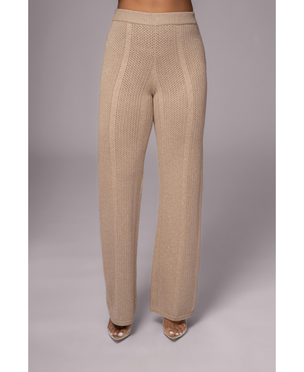 Women's Fortuna Sweater Knit Pants - Taupe