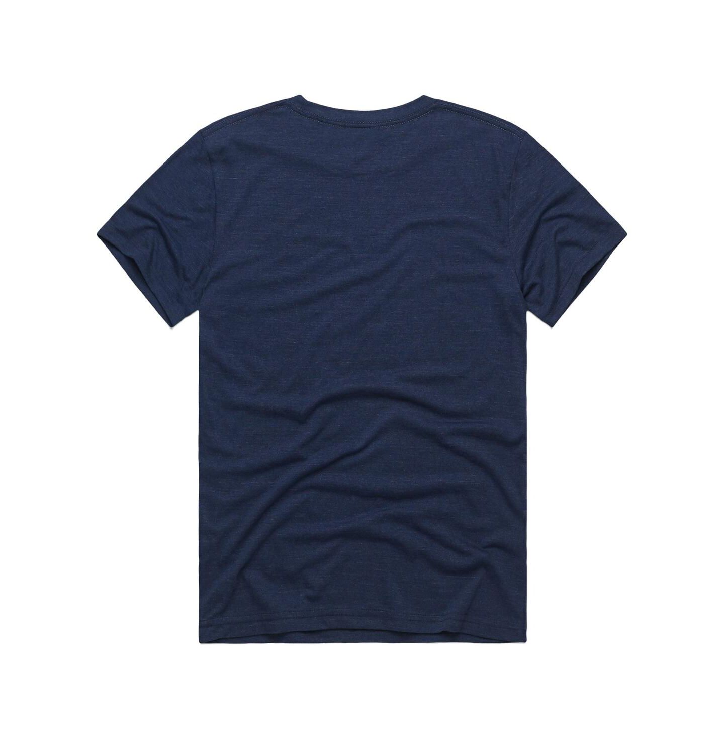 Мужская футболка Homage Navy New York Yankees Hyper Local Tri-Blend — фото 3