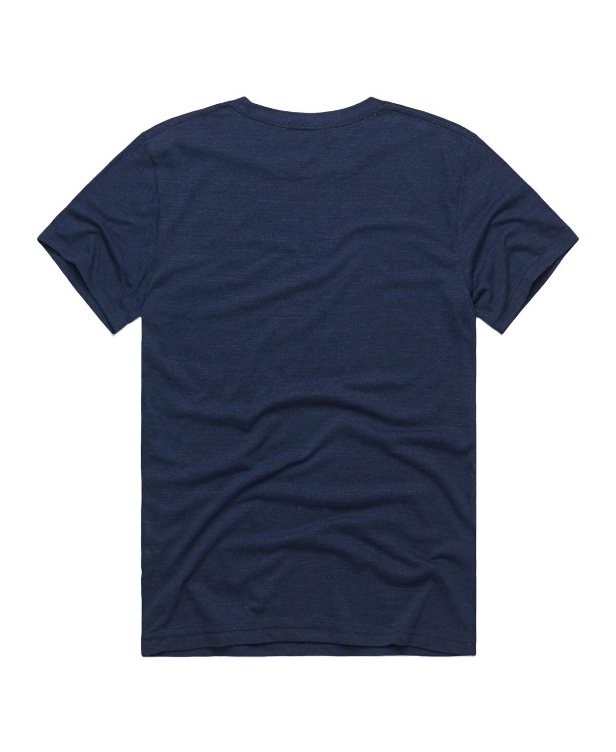 Homage Men's Navy New York Yankees Hyper Local Tri-blend T-shirt