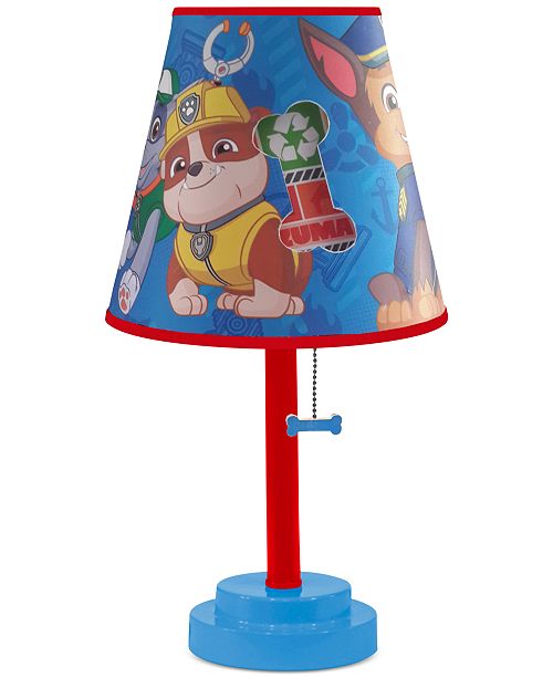 Idea Nuova Paw Patrol Table Lamp Lighting &amp; Lamps Home Macy's