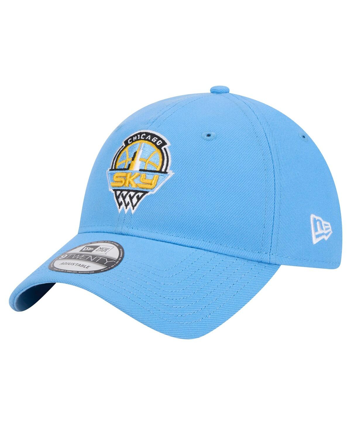 New Era Men's And Women's Sky Blue Chicago Sky Core Logo 9twenty Adjustable Hat