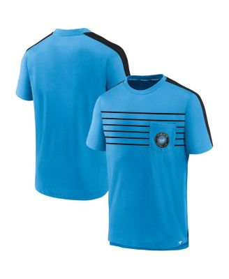 Fanatics - Men's Blue Charlotte FC Pocket T-Shirt