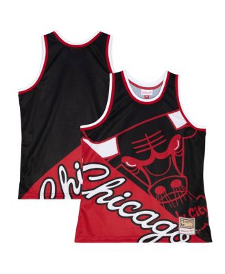 Mitchell & Ness - Men's  Black Chicago Bulls Big Face 5.0 Fashion Tank Top