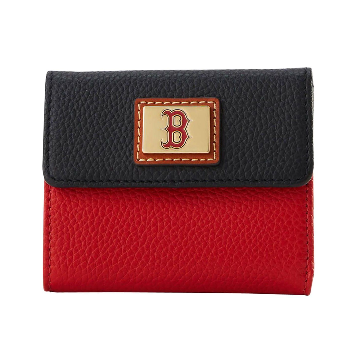 Женский кошелёк для кредитных карт Dooney & Bourke Boston Red Sox с клапаном — фото 1