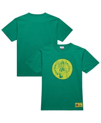 Mitchell & Ness - Men's  Kelly Green Boston Celtics Hardwood Classics Neon Nights Premium T-Shirt