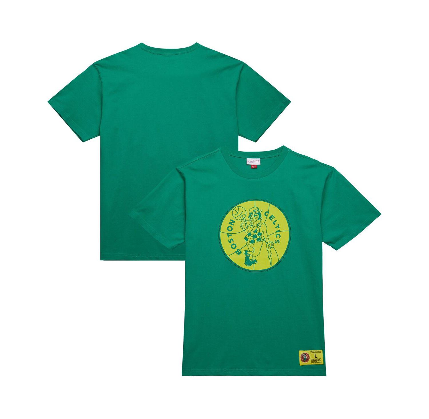 Men's Kelly Green Boston Celtics Hardwood Classics Neon Nights Premium T-Shirt