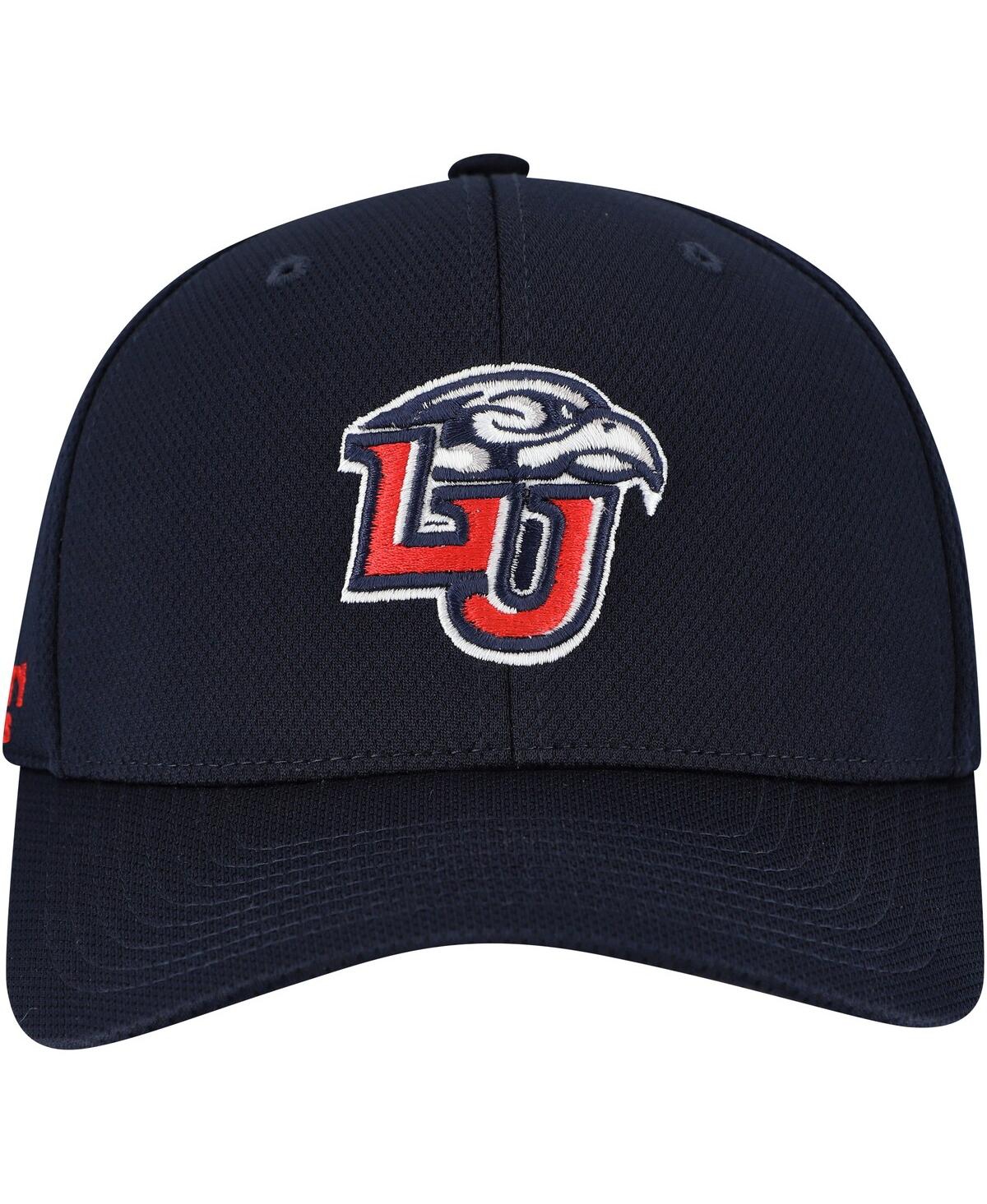 Top Of The World Men's Navy Liberty Flames Reflex Performance Flex Hat