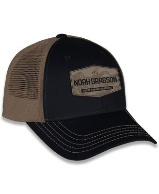 Men's and Women's Black Noah Gragson Flag Trucker Adjustable Hat