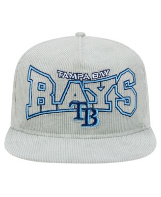 Men's Gray Tampa Bay Rays Corduroy Golfer Snapback Hat