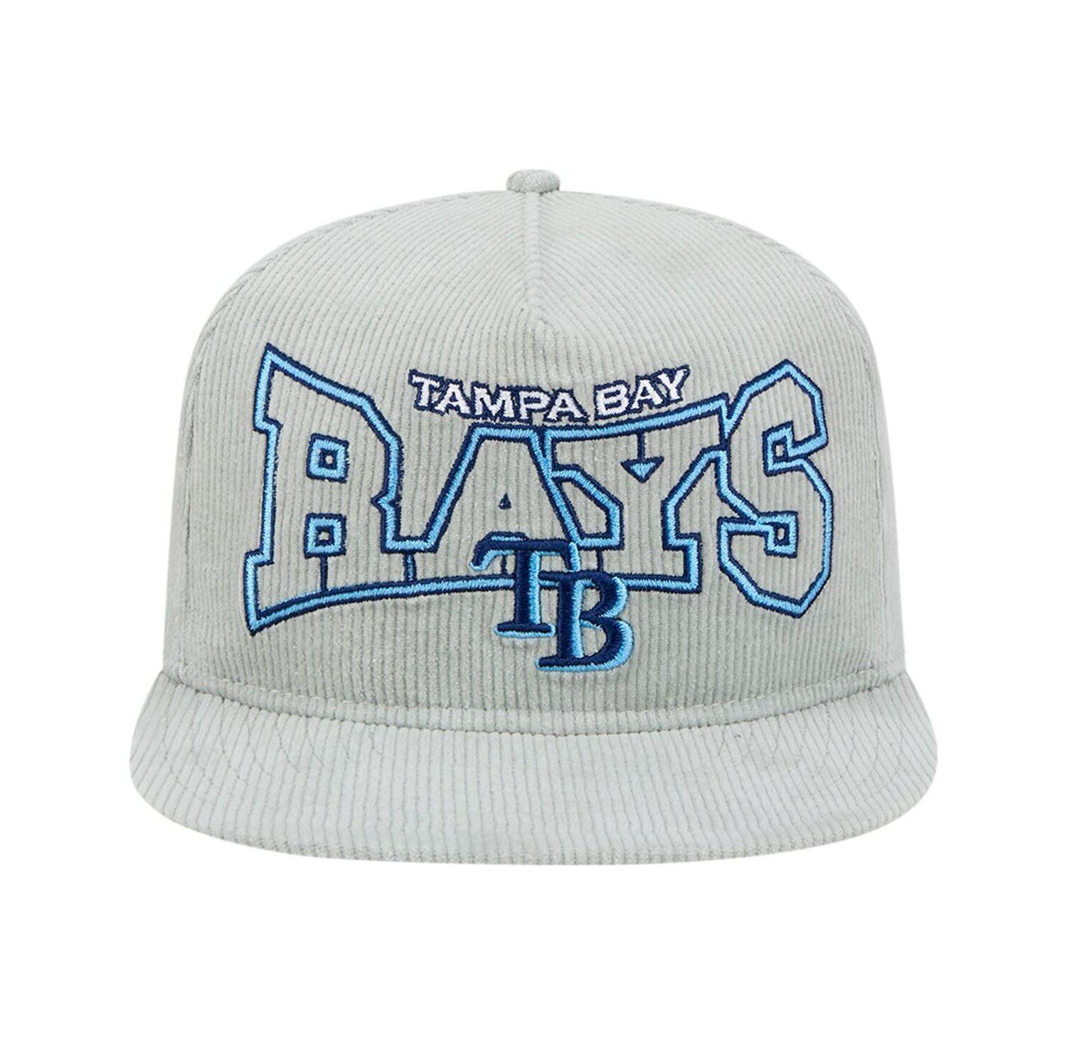 Men's Gray Tampa Bay Rays Corduroy Golfer Snapback Hat