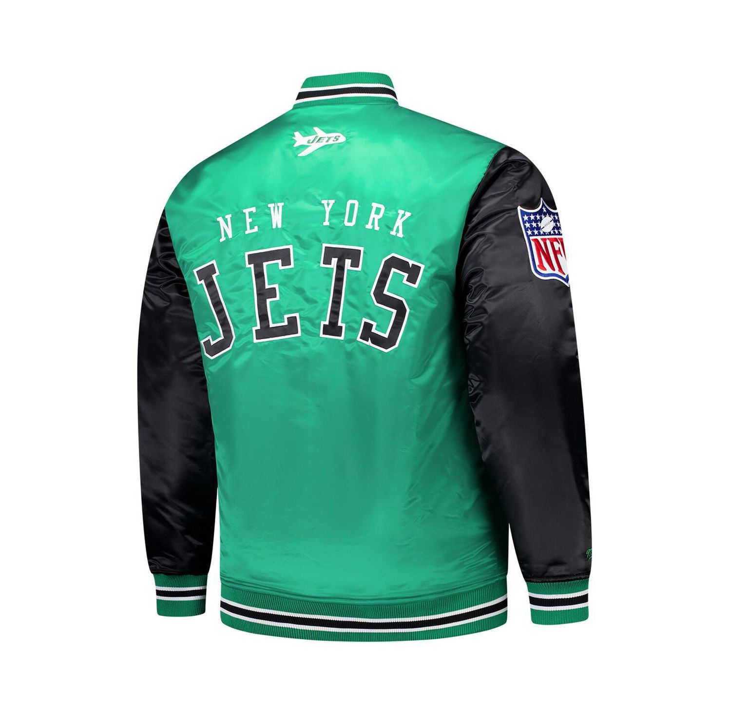 Men's Kelly Green New York Jets Team Satin Jacket
