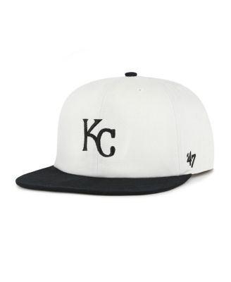 Women's White/Black Kansas City Royals Foundation Captain Snapback Hat